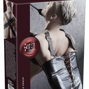 Fetish Collection Armsack - Edle Leder-Optik, verstellbarer Schulterriemen