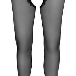 Cottelli LEGWEAR - Ouvert Strumpfhose mit Ziernaht und Hochferse 2