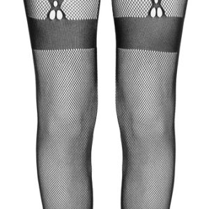 Cottelli LEGWEAR - Netzstrumpfhose mit Strapsgurt S-L