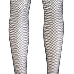 Cottelli LEGWEAR - Sexy Netzstrümpfe mit Silikonband L