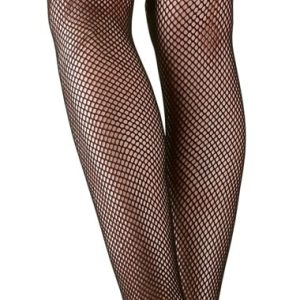 Cottelli LEGWEAR - Sexy Netzstrümpfe mit Silikonband L