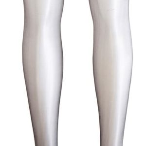 Cottelli LEGWEAR - Ringel-Halterlose Strümpfe L