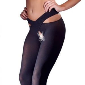 Cottelli LEGWEAR - Verführerische Strümpfe mit Hüfthaltern L/XL