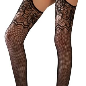 Cottelli LEGWEAR - Einladende Strapsgurt-Strumpfhose S-L