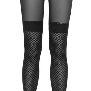 Cottelli LEGWEAR Overknee Strumpfhose, 30 den, ouvert 2