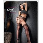 Cottelli LEGWEAR Strapsstrümpfe - sinnlich glänzend 5