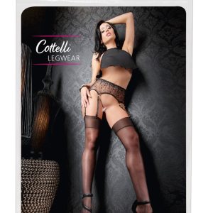 Cottelli LEGWEAR Strapsstrümpfe - sinnlich glänzend 2