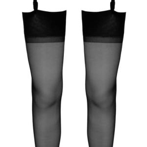 Cottelli LEGWEAR - Sexy Nahtstrümpfe, schwarz 4