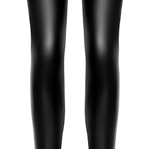 Noir Powerwetlook Stulpen Leo-S - Rutschfeste Overknees S