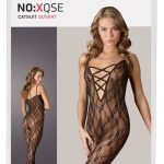 NO:XQSE Catsuit Spitze, offen im Schritt S/M