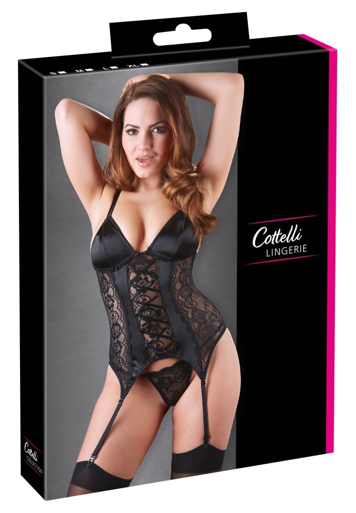 Cottelli LINGERIE - Verführerisches Strapshemd XL