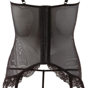 Cottelli LINGERIE - Verlockendes Strapshemd mit Hebe und ouvert String 80B/M