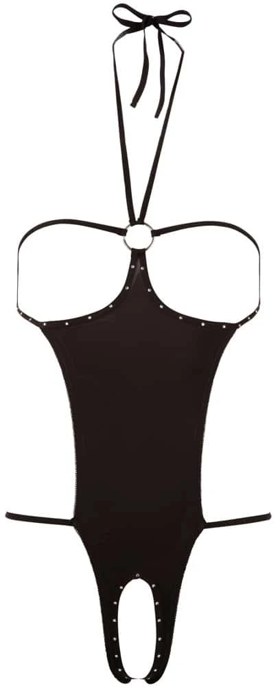 NO:XQSE Strass-Neckholder-Body, ouvert S-L