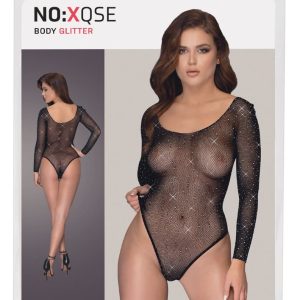 NO:XQSE Body Glitzer Einteiler S-L