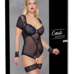 Cottelli BONDAGE Body Spitze, offen, 85D/L 90E/XL