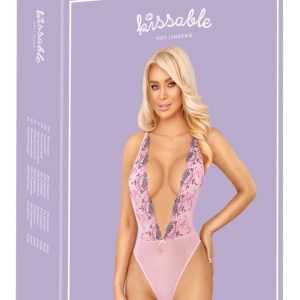 Kissable Body Stickerei - Exklusiver Style, Floralstickerei S/M