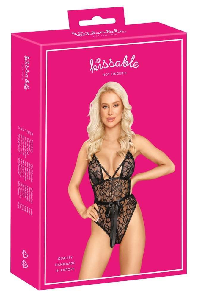 Kissable Eleganter Spitzen-Body S/M