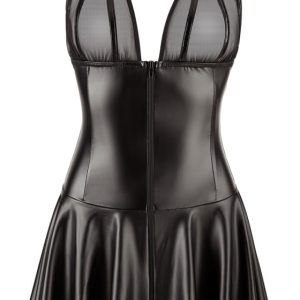 Noir Heißes Powerkleid mit 2-Wege-Zip XL