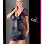 Cottelli CURVES - Reizvolles Spitzenkleid mit 2-Wege-Zip XL