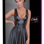 Cottelli PARTY - Mattlook Kleid mit ausgestelltem Rock XL