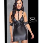 Cottelli BONDAGE - Mattlook Kleid mit Fesselriemen S