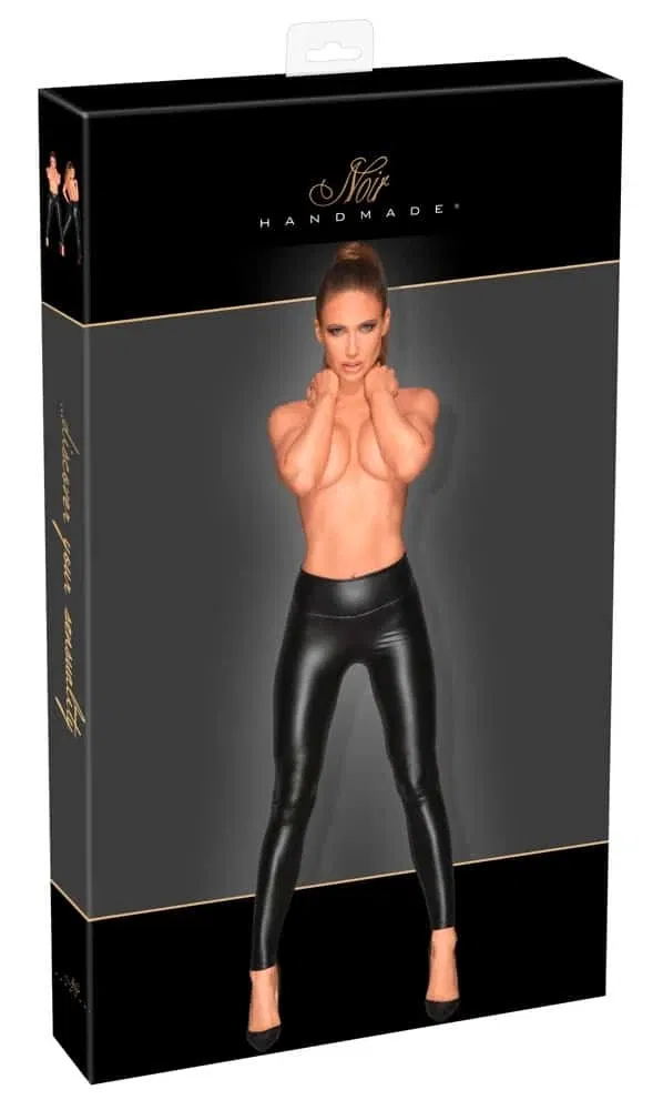 Noir Powermatt Legging - Figurumschmeichelnd, hoher Bund L