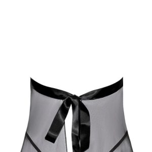 Kissable Babydoll Set - Elegante Verführung in Schwarz L/XL