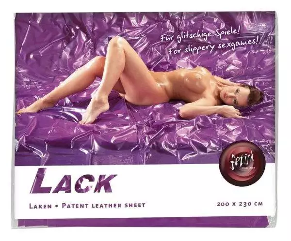 28600404091_verp Fetish Collection - Glänzendes Lack-Laken (lila)