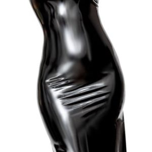 LateX Abendrobe Maxi-Länge - Tailliertes Kleid aus 0,35mm starkem Latex M