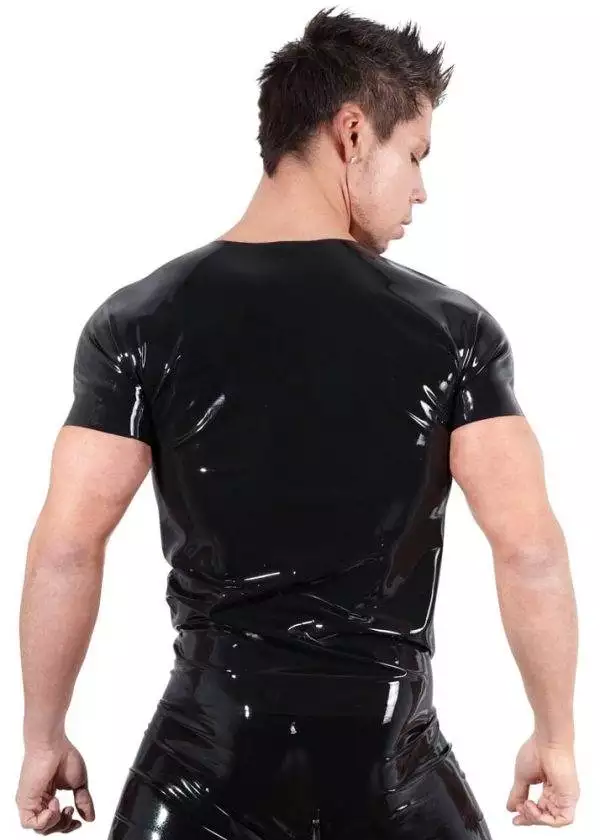 Late X Latex T-Shirt: Glänzendes Must-have für jeden Latex-Kleiderschrank! L