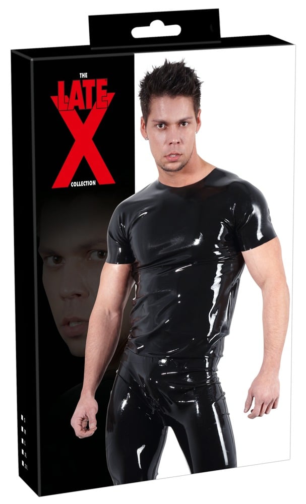 Late X Latex T-Shirt: Glänzendes Must-have für jeden Latex-Kleiderschrank! L