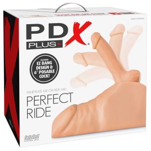 PDX Plus Perfect Ride - Männerkörper-Torso für wilde Ritte und Analvergnügen Light