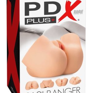 PDX Plus 360° Banger Light - Torso-Masturbator mit realistischen Lustkanälen Light