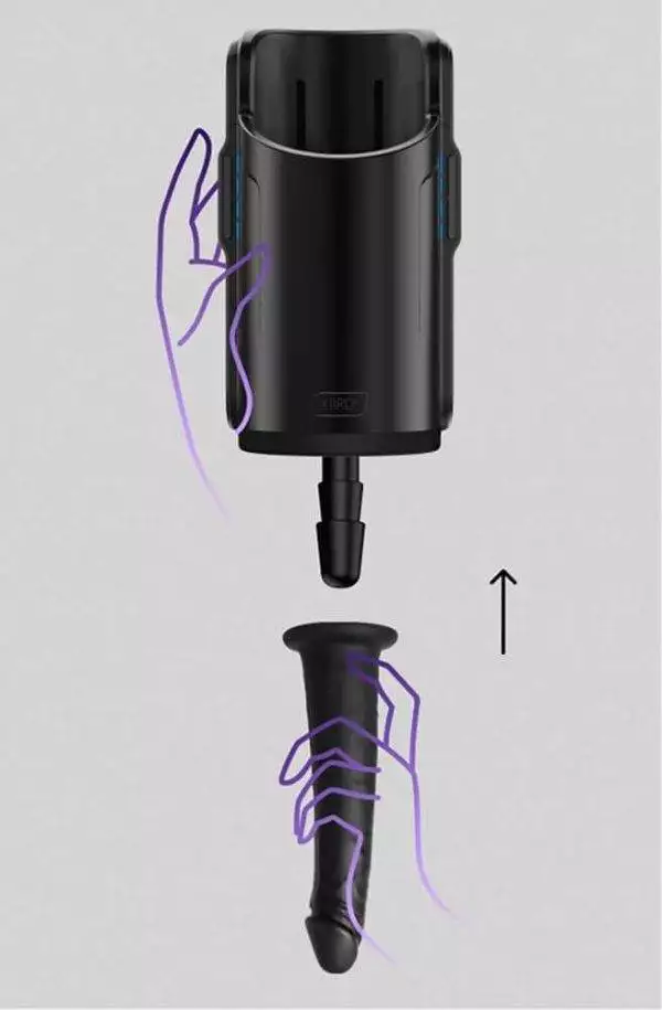 Kiiroo 7" VAC-U-LOCK-Dildo - Zubehör für KEON