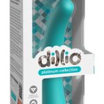 Dillio Platinum Curious Five - Biegsamer Dildo mit Saugfuß Teal