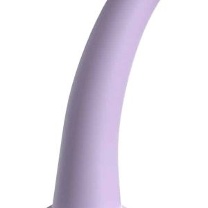 Dillio Platinum Curious Five - Biegsamer Dildo mit Saugfuß Purple