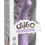 Dillio Platinum Curious Five - Biegsamer Dildo mit Saugfuß Purple