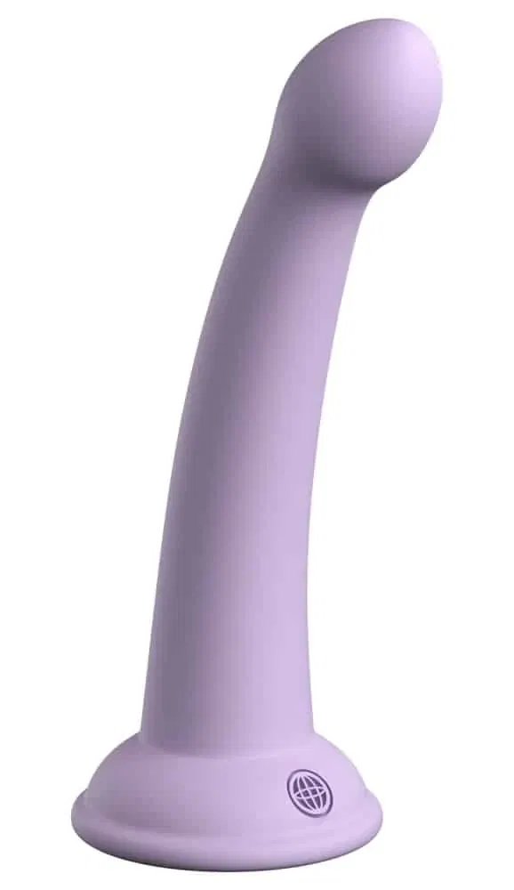 Dillio Platinum Secret Explorer - Biegsamer Dildo mit Saugfuß Purple