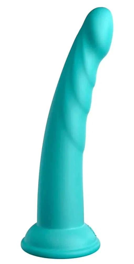 Dillio Platinum Flexibler Dildo - Sanftes Silikon, starke Stimulation Teal Dillio Platinum Flexibler Dildo - Sanftes Silikon, starke Stimulation Teal