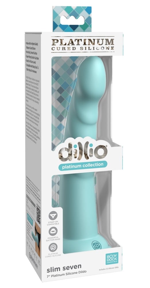 Dillio Platinum Flexibler Dildo - Sanftes Silikon, starke Stimulation Teal