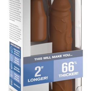 Fantasy X-Tensions Elite - Penissleeve 2" Silicone X-tension Tan