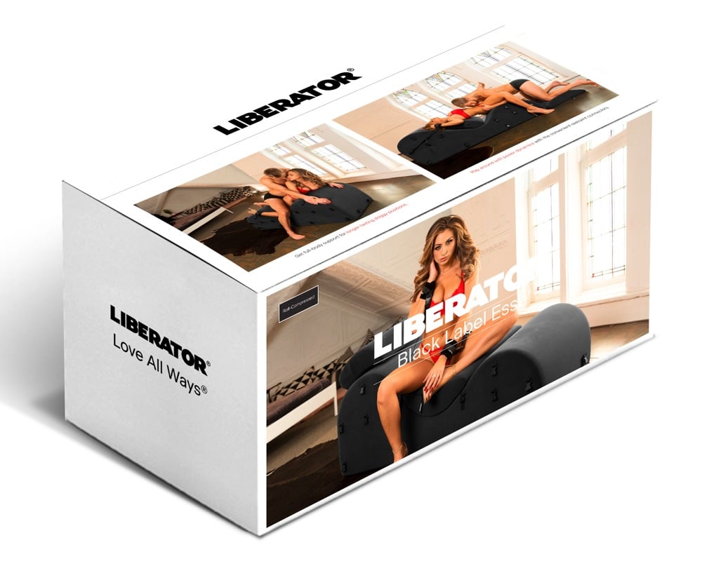 Liberator Black Label Esse - Lounger für Soft Bondage Sex Black