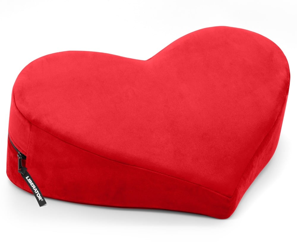 Liberator Heart Wedge - Keilkissen für Komfort-Sex Red