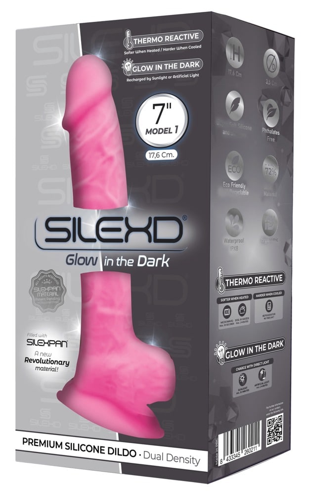 SILEXD Naturdildo - Glow in the Dark