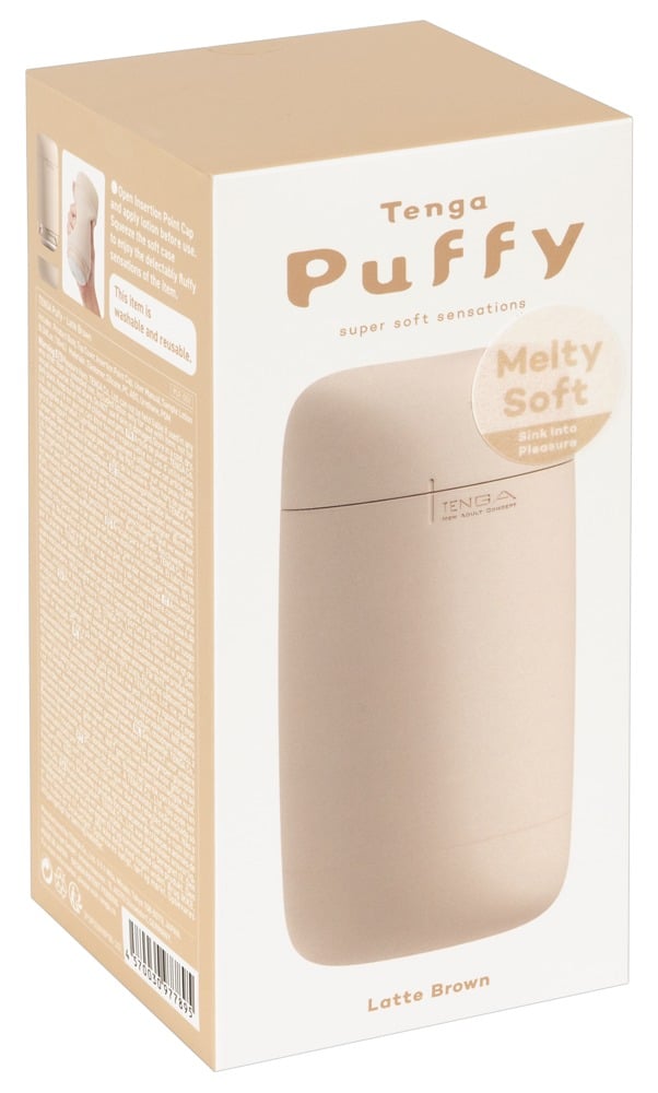 TENGA Puffy Marshmallow Masturbator Latte Brown