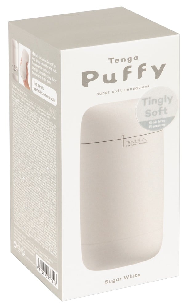 TENGA Puffy Marshmallow Masturbator Sugar White