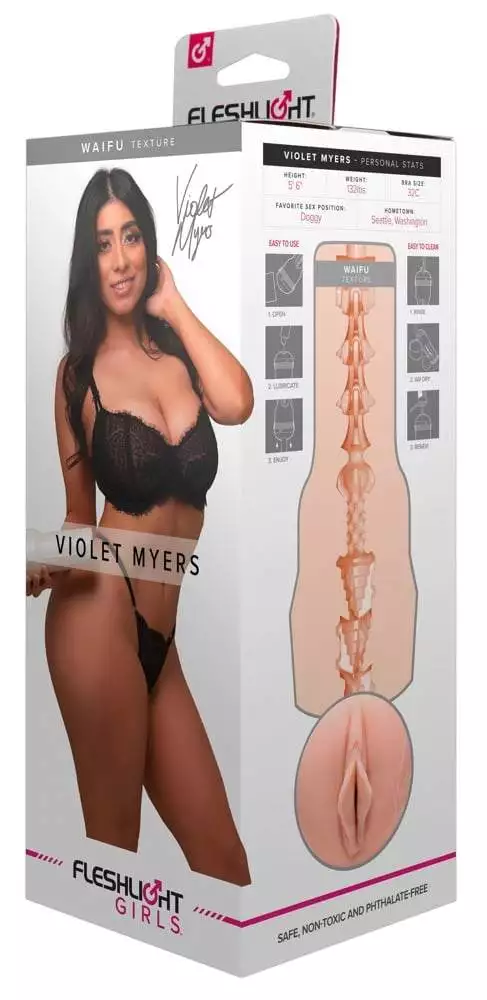 50033930000_verp Fleshlight Violet Myers Waifu - Intensives Vergnügen mit originalgetreuer Vagina