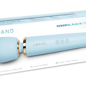 Le Wand Power Massager - Intensiver Massagestab mit Strombetrieb Sky Blue