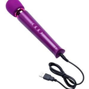 le Wand Petite Rosegold - Kompakter Massagestab für unterwegs Dark Cherry