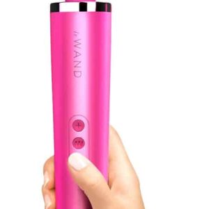 le Wand Massagestab - Großer Massagekopf, 20 Vibrationsmodi Magenta